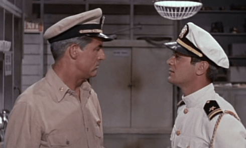 Tony Curtis and Cary Grant in Operation Petticoat (1959)